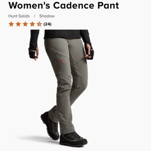 Sitka Women's Cadence Pant in color Shadow